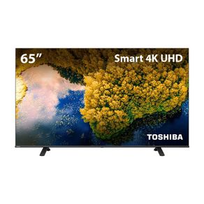 Smart Tv 65'' Toshiba  DLED 4K VIDAA  65C350LS PRETO BIVOLT