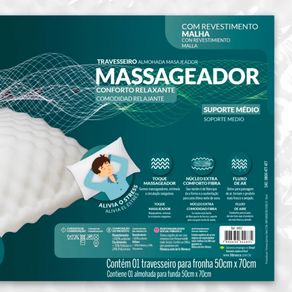 Travesseiro Massageador Fibrasca 50x70
