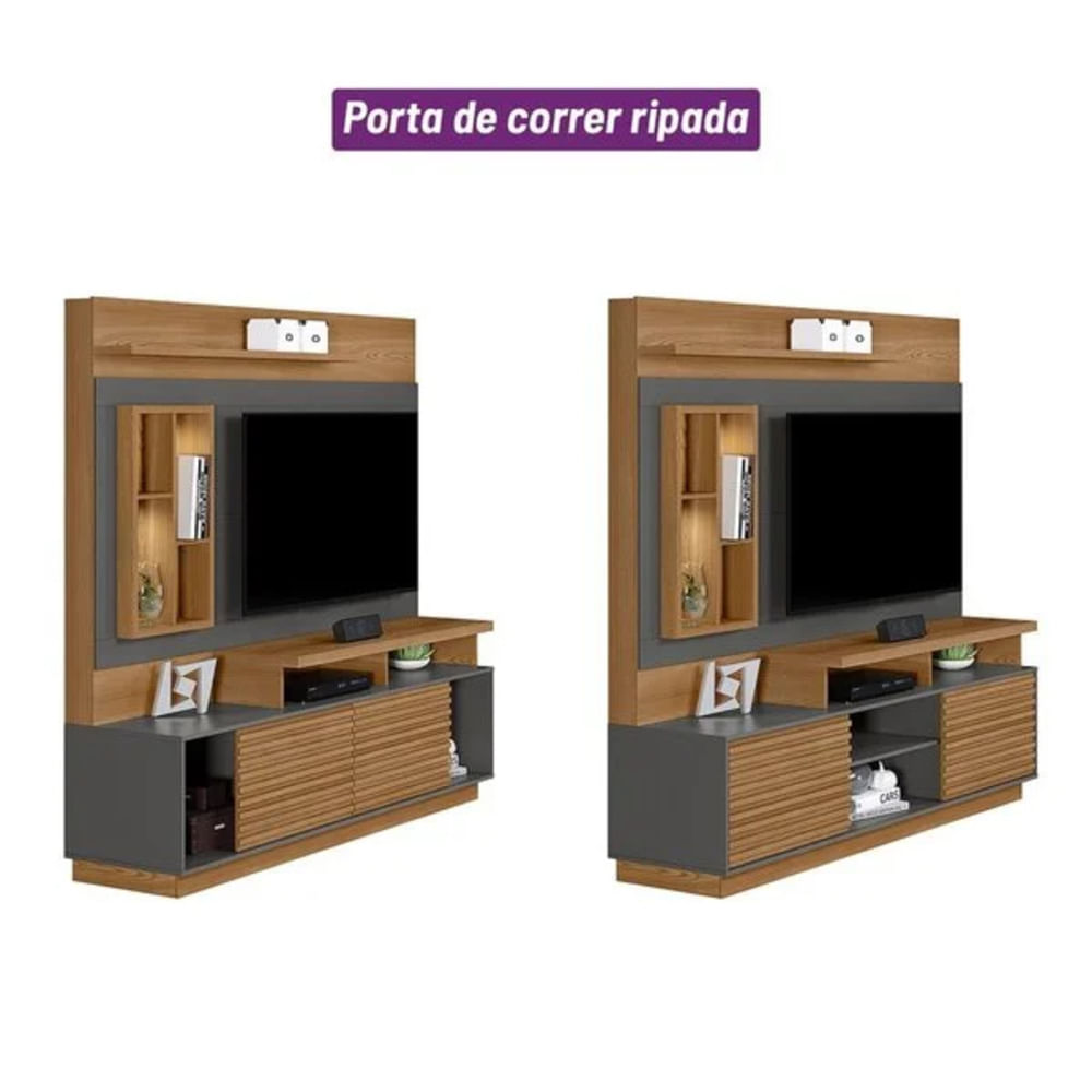 Estante Home Theater para TV até 65 Polegadas Eldorado Linea