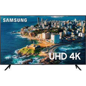 Smart TV 55'' Samsung Ultra HD 4K UN55CU7700GXZD Alexa HDMI - Novalar