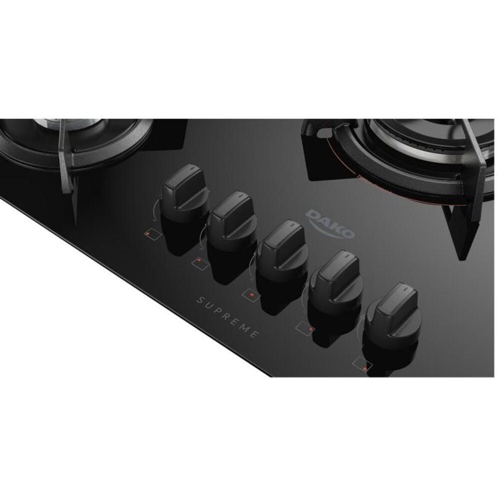 Cooktop Dako Supreme 5 Bocas Acendimento Automático Novalar