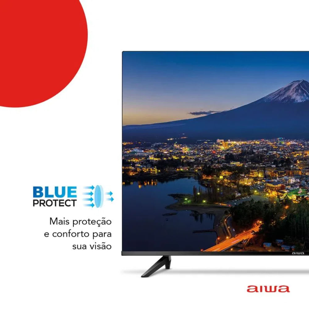 Smart TV 50 AIWA DLED 4K HDMI USB Bluetooth AWS-TV-50-BL-02-A - Novalar