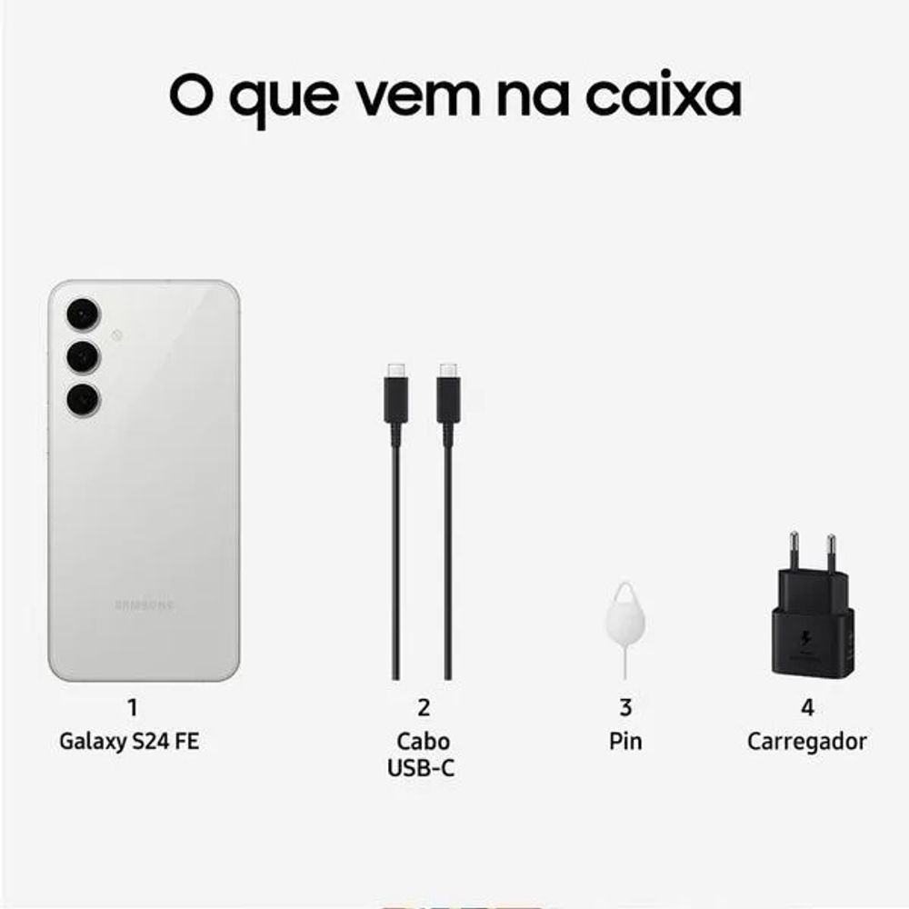 Smartphone Samsung Galaxy S24 Fe 256GB - Novalar