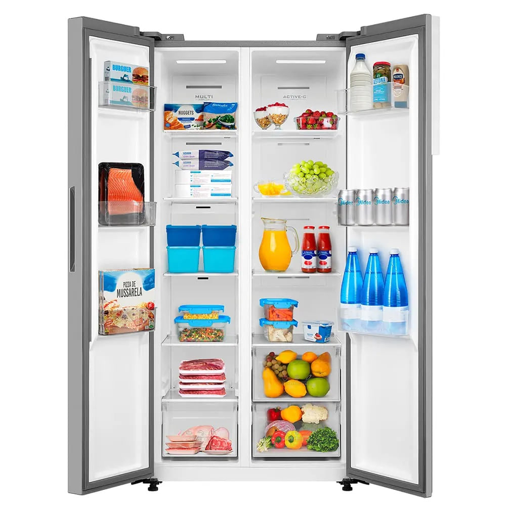 Geladeira Mideia Side By Side Inverter 02 Portas 442 Litros - Novalar